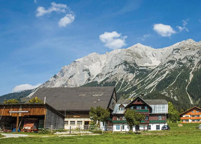 Mit Badeteich Апартаменты Рамзау