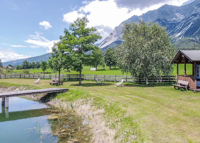 Mit Badeteich Апартаменты Рамзау